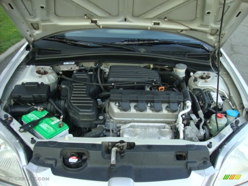 2003 Honda Civic EX Coupe 1.7 Liter SOHC 16V VTEC 4 Cylinder Engine Photo #51360491