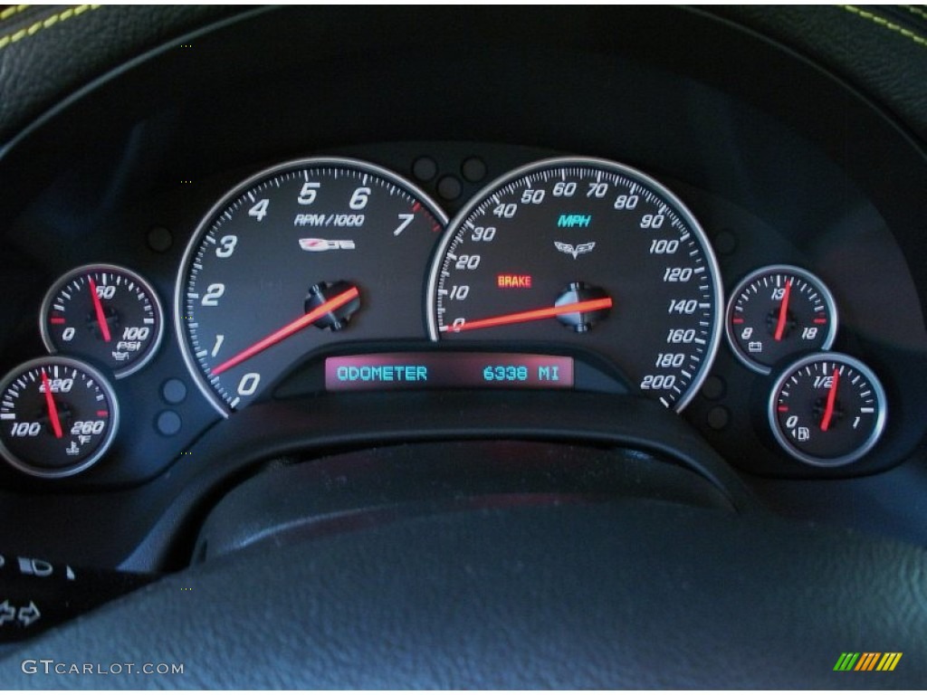 2009 Chevrolet Corvette Z06 GT1 Championship Edition Gauges Photo #51360500