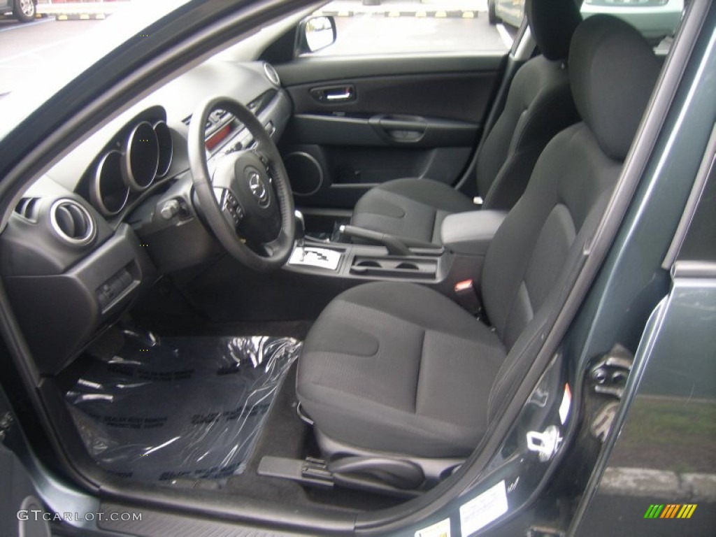 Black Interior 2009 Mazda MAZDA3 s Touring Hatchback Photo #51360530