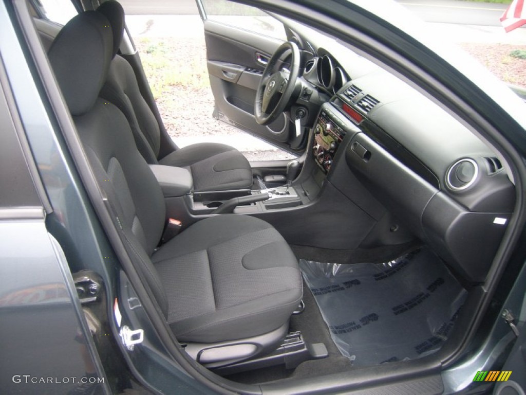 Black Interior 2009 Mazda MAZDA3 s Touring Hatchback Photo #51360674