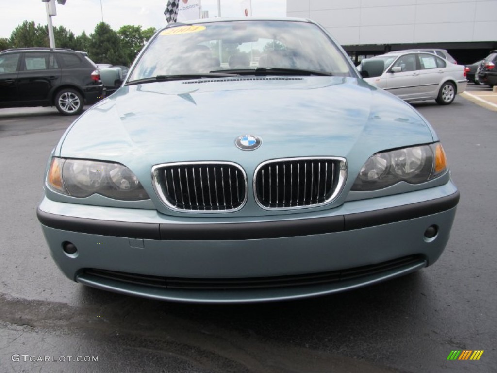 2004 3 Series 325i Sedan - Grey Green Metallic / Sand photo #8