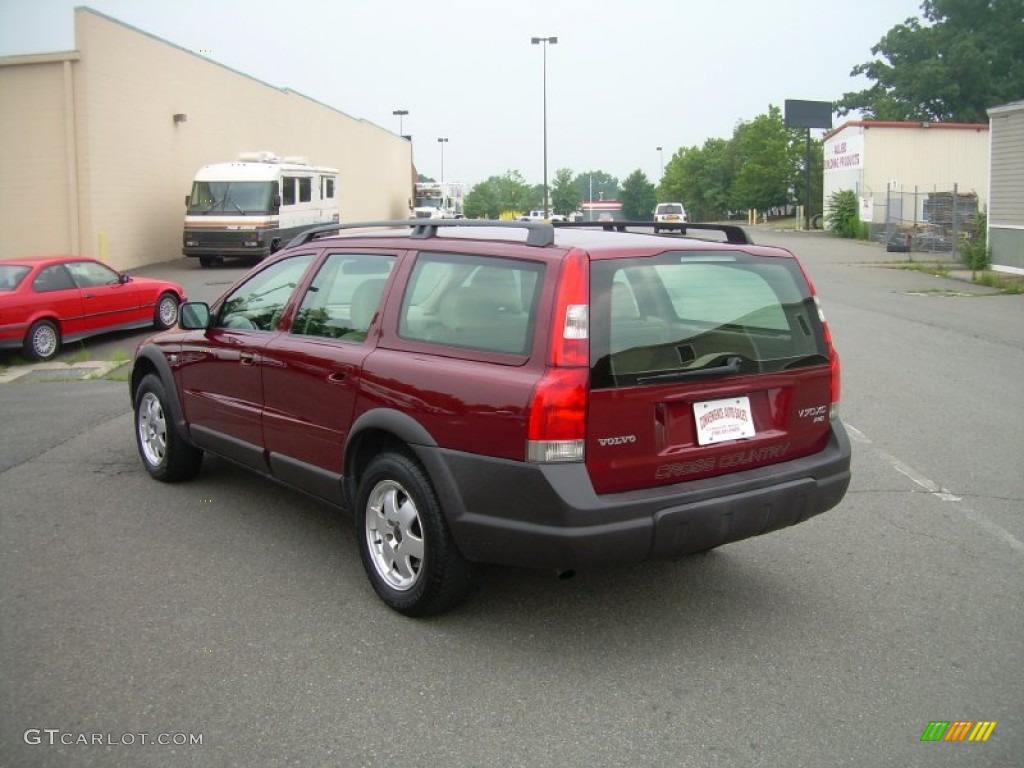 2001 V70 XC AWD - Venetian Red / Taupe photo #5