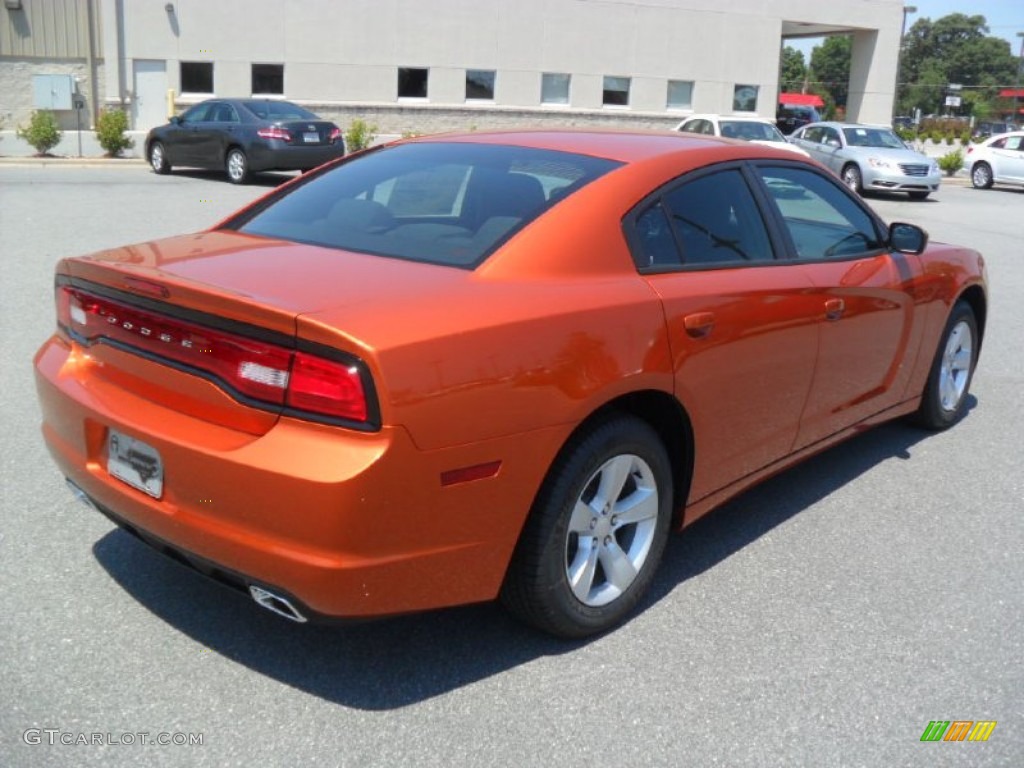 Toxic Orange Pearl 2011 Dodge Charger SE Exterior Photo #51362876