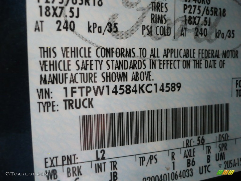 2004 F150 FX4 SuperCrew 4x4 - True Blue Metallic / Dark Flint photo #35