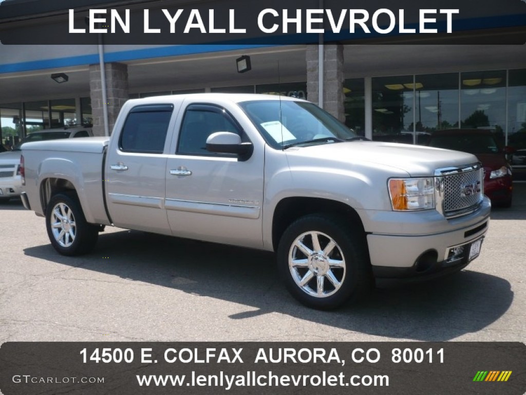 2008 Sierra 1500 Denali Crew Cab AWD - Silver Birch Metallic / Ebony photo #1