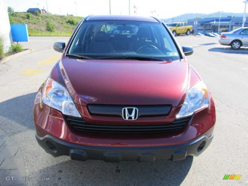 2008 CR-V LX 4WD - Tango Red Pearl / Gray photo #2