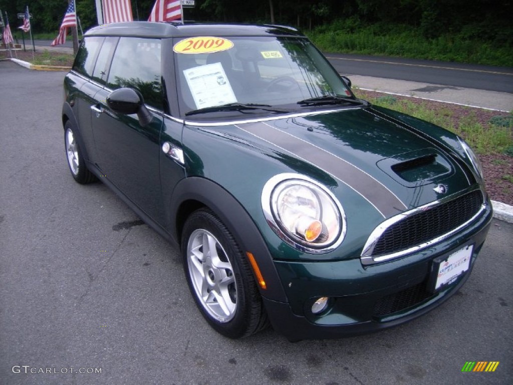 2009 Cooper S Clubman - British Racing Green Metallic / Punch Carbon Black Leather photo #1