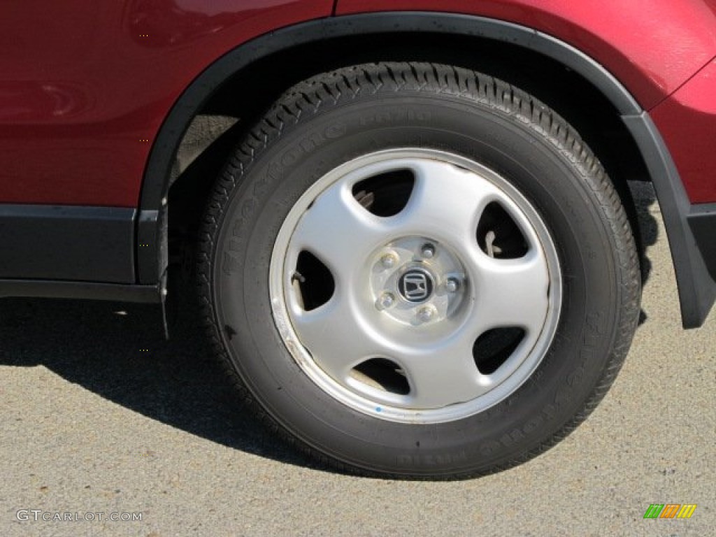 2008 CR-V LX 4WD - Tango Red Pearl / Gray photo #4