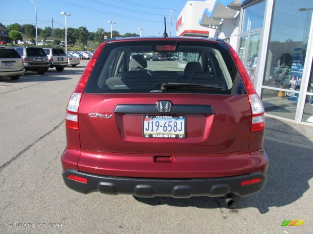 2008 CR-V LX 4WD - Tango Red Pearl / Gray photo #6