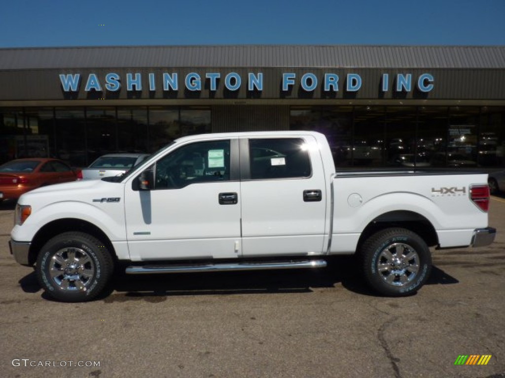 2011 F150 XLT SuperCrew 4x4 - Oxford White / Pale Adobe photo #1