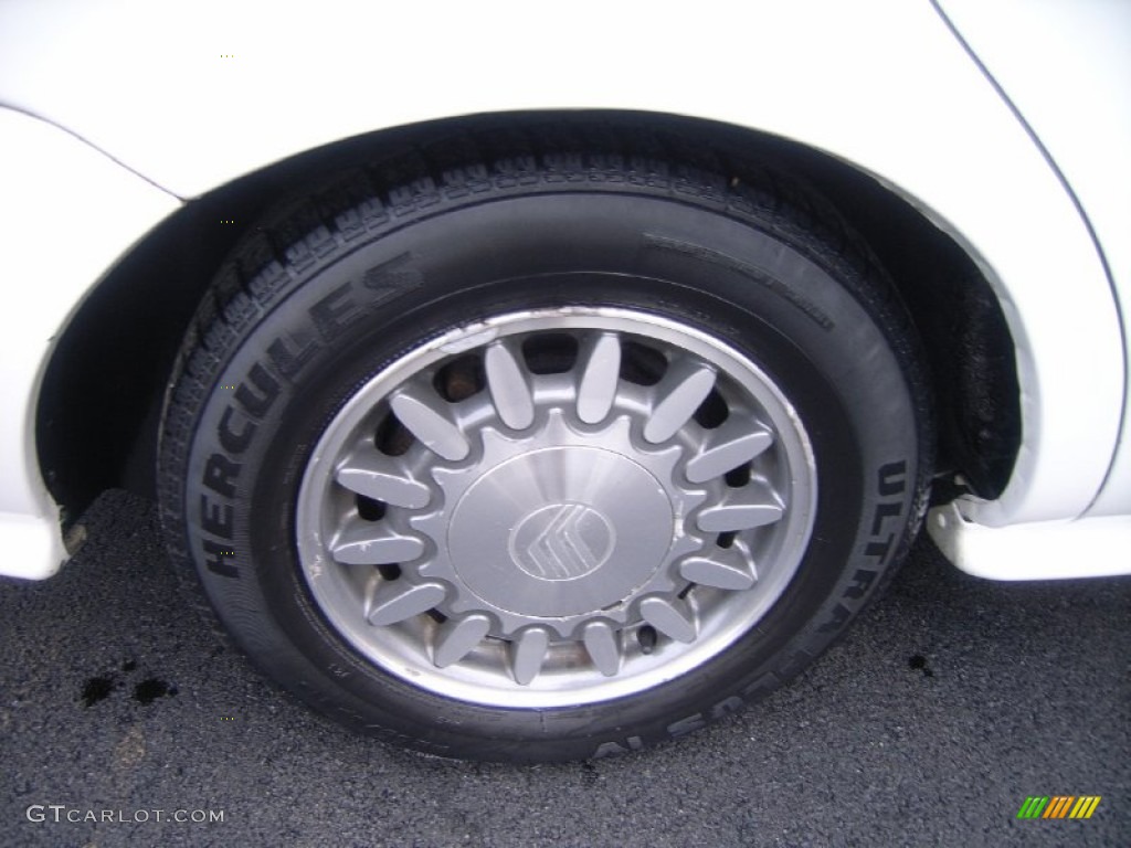 1998 Sable LS Sedan - Performance White / Medium Graphite photo #12