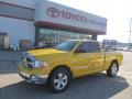 Detonator Yellow - Ram 1500 Big Horn Edition Quad Cab 4x4 Photo No. 1