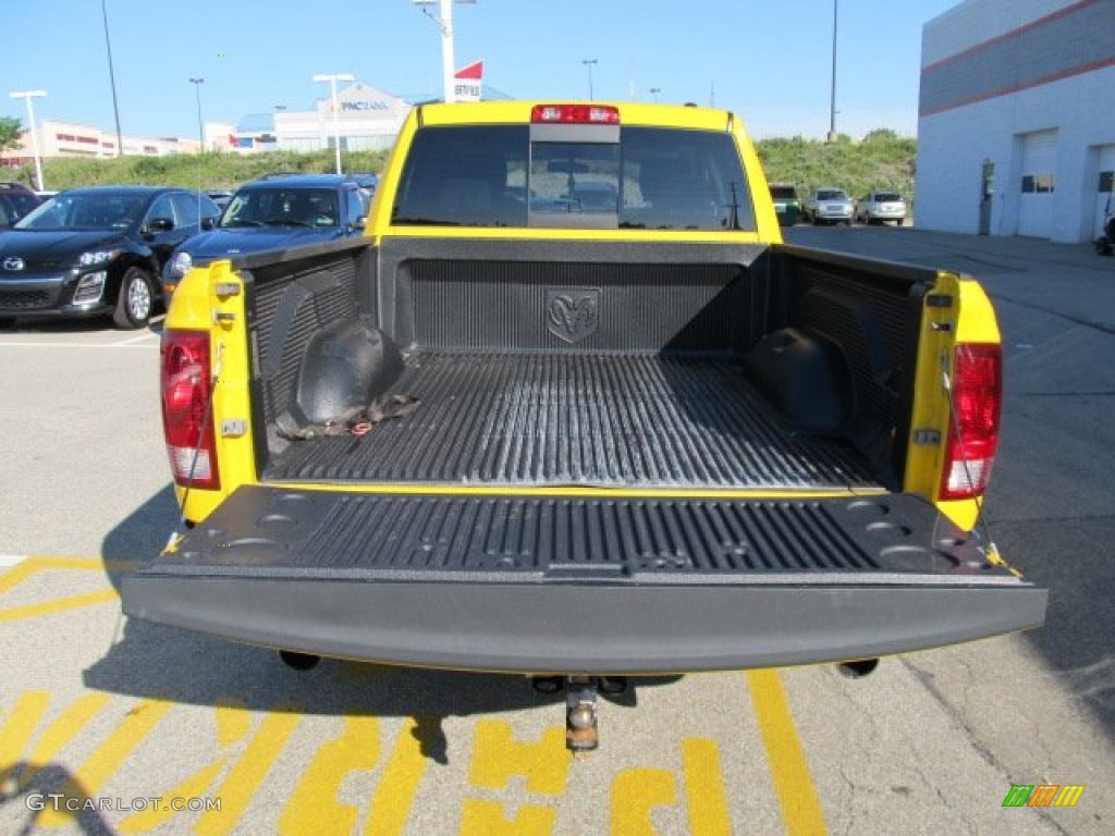 2009 Ram 1500 Big Horn Edition Quad Cab 4x4 - Detonator Yellow / Dark Slate/Medium Graystone photo #7
