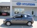 2008 Charcoal Gray Hyundai Accent GS Coupe  photo #3