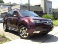 2008 Dark Cherry Pearl Acura MDX Technology  photo #1