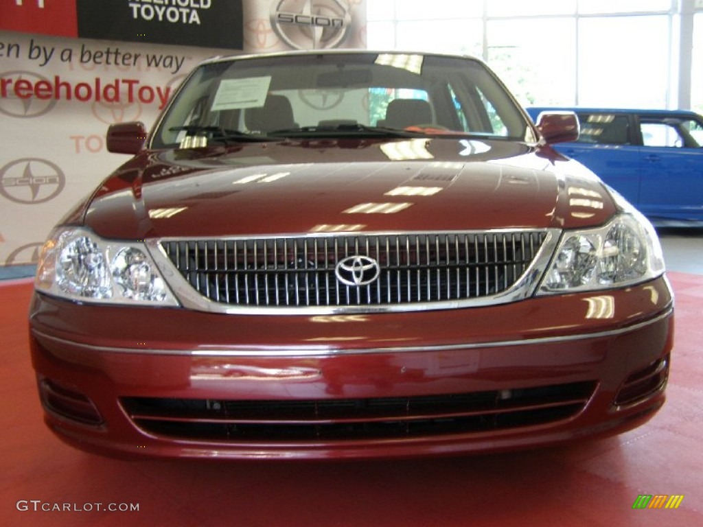 2002 Avalon XL - Vintage Red Pearl / Taupe photo #2
