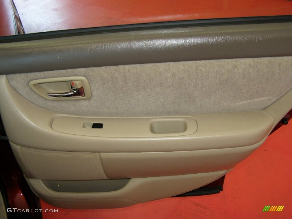 2002 Avalon XL - Vintage Red Pearl / Taupe photo #21