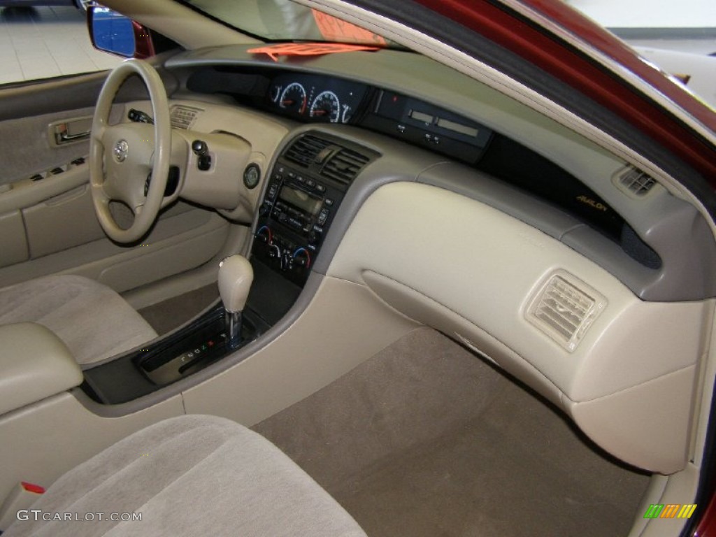 2002 Avalon XL - Vintage Red Pearl / Taupe photo #24