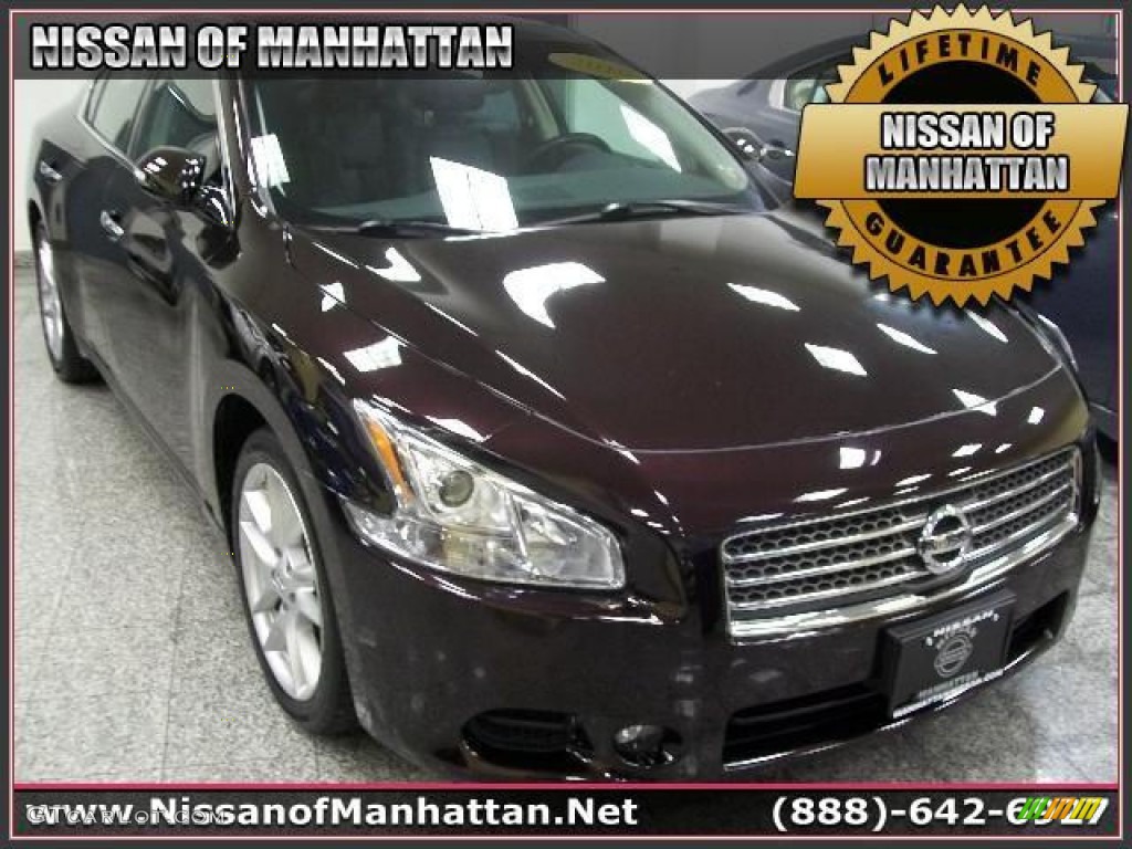 Crimson Black Nissan Maxima