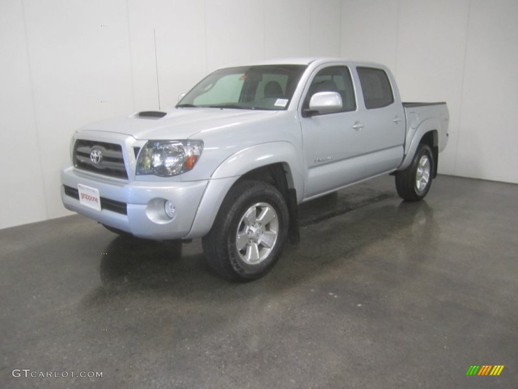 2009 Tacoma V6 TRD Sport Double Cab 4x4 - Silver Streak Mica / Graphite Gray photo #1