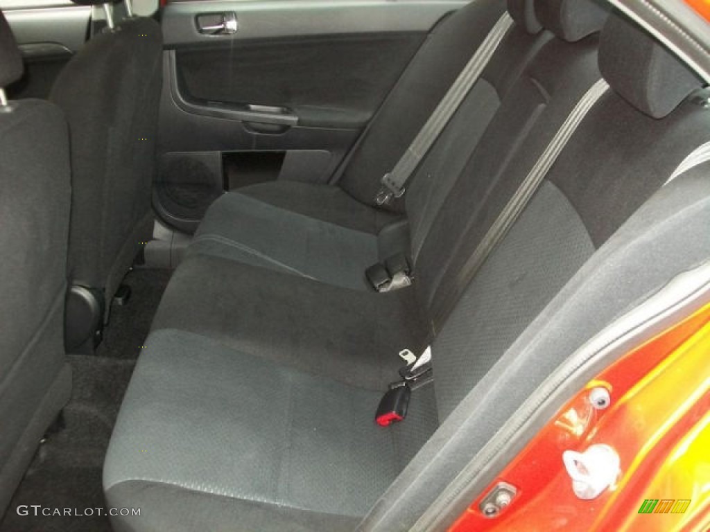 2010 Lancer GTS - Rotor Glow Orange Metallic / Black photo #8