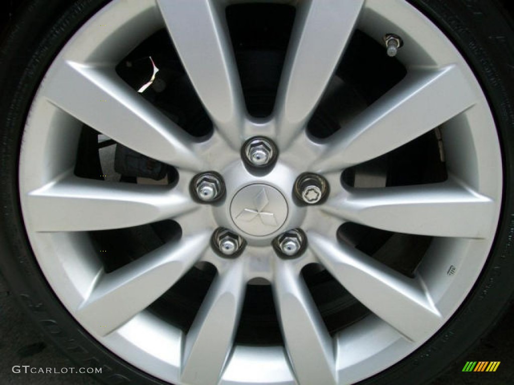 2010 Lancer GTS - Rotor Glow Orange Metallic / Black photo #11