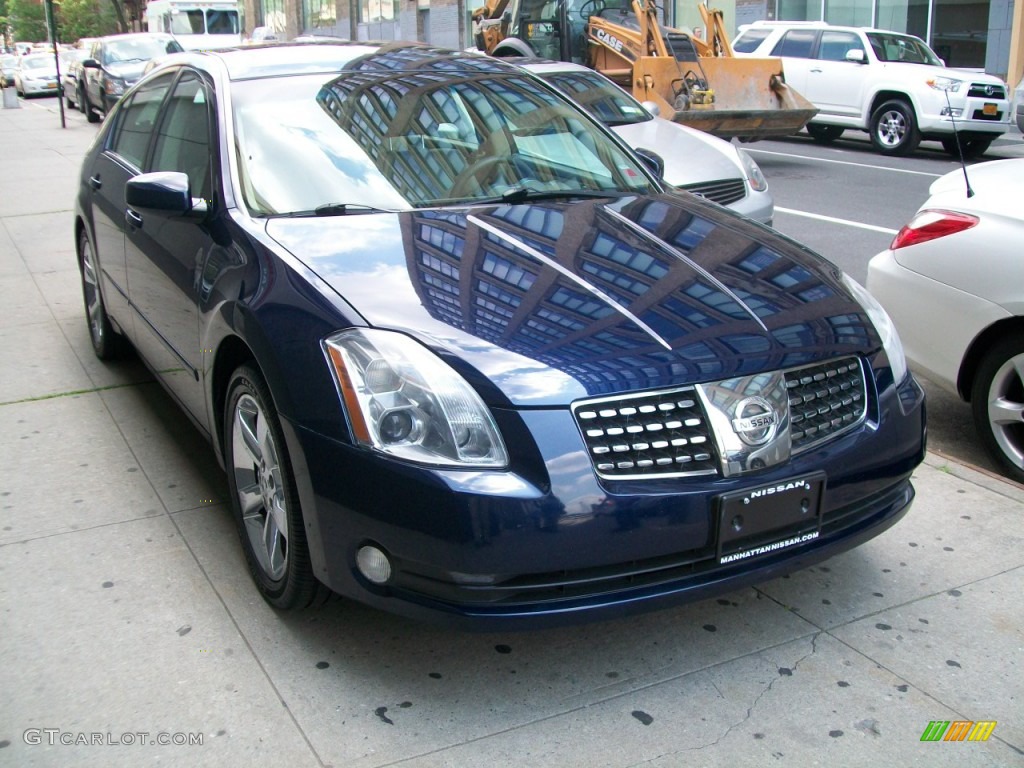 2006 Maxima 3.5 SL - Majestic Blue Metallic / Frost photo #1