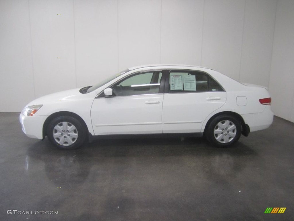 2003 Accord LX Sedan - Taffeta White / Ivory photo #3