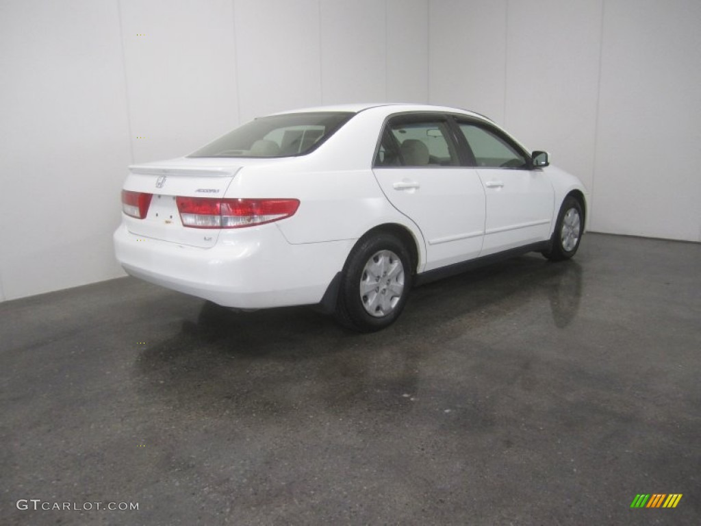 2003 Accord LX Sedan - Taffeta White / Ivory photo #9