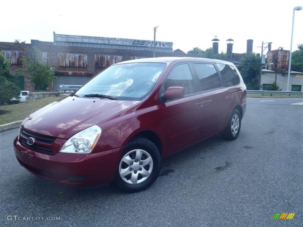 Claret Red Kia Sedona