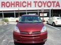 2004 Salsa Red Pearl Toyota Sienna XLE Limited AWD  photo #10