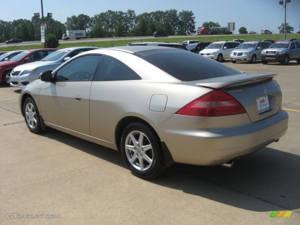 2003 Accord EX V6 Coupe - Desert Mist Metallic / Ivory photo #5