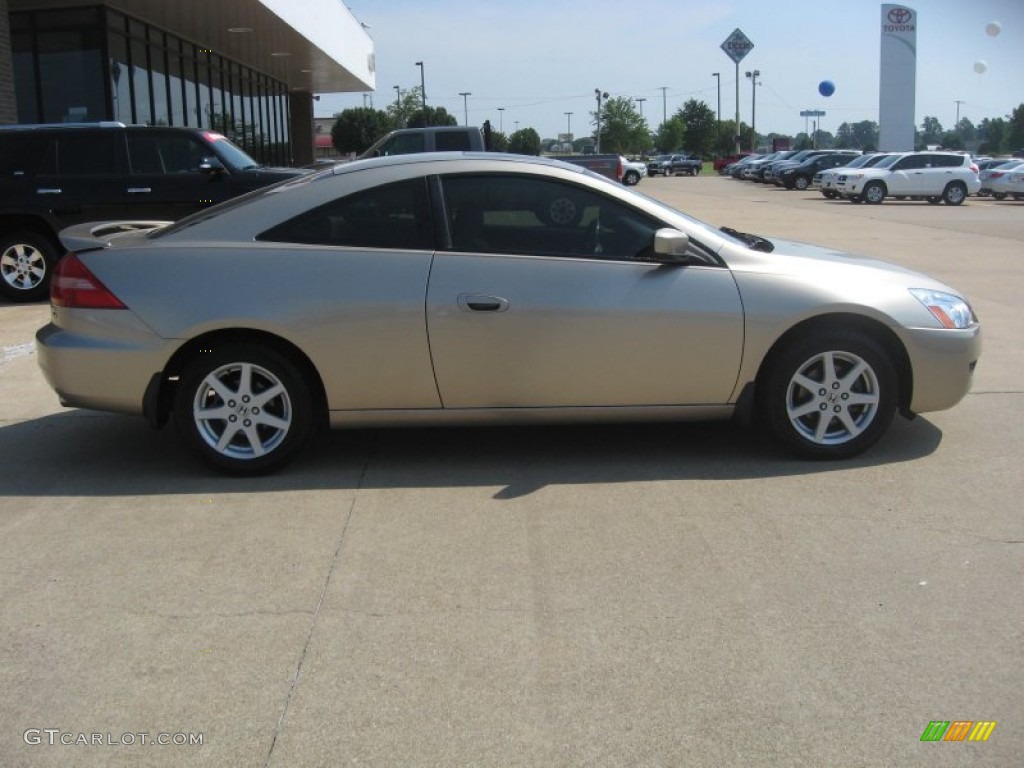 2003 Accord EX V6 Coupe - Desert Mist Metallic / Ivory photo #8