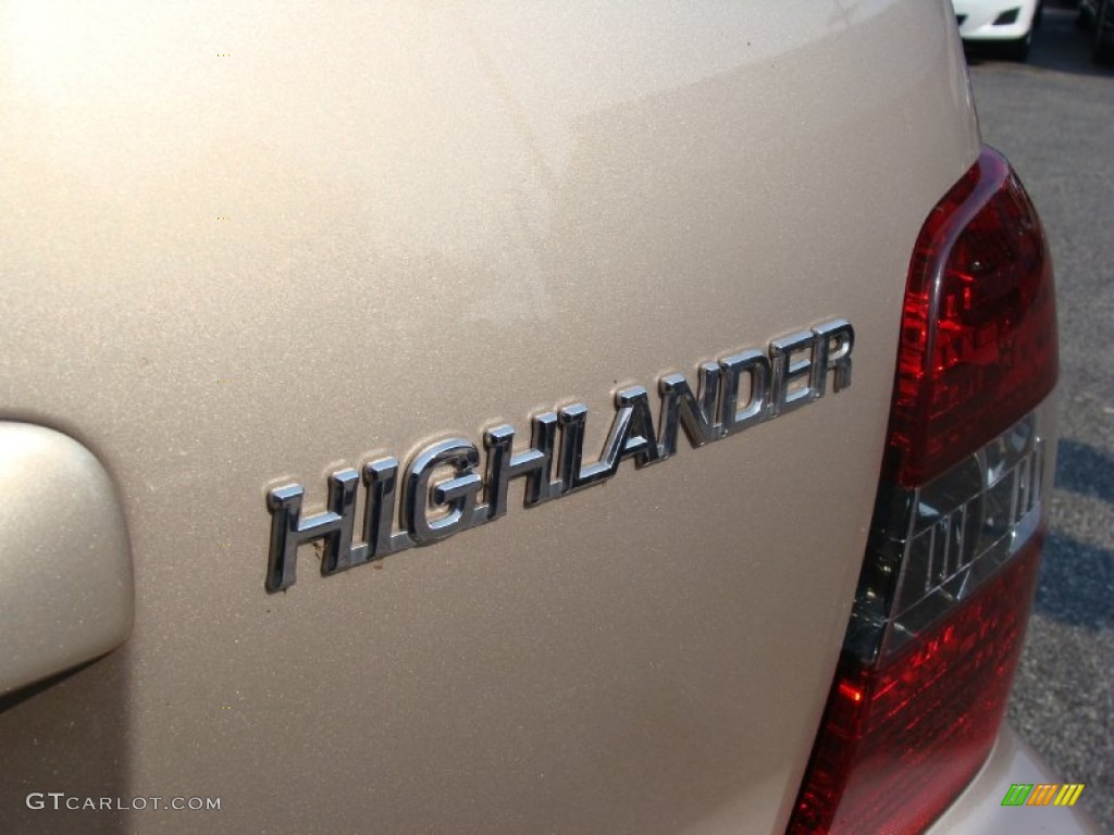 2006 Highlander V6 4WD - Sonora Gold Metallic / Ivory Beige photo #7