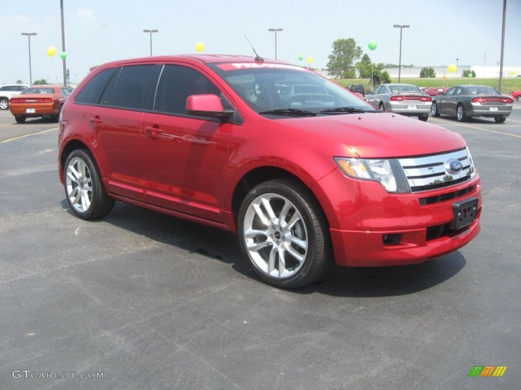 Red Candy Metallic 2010 Ford Edge Sport Exterior Photo #51383221