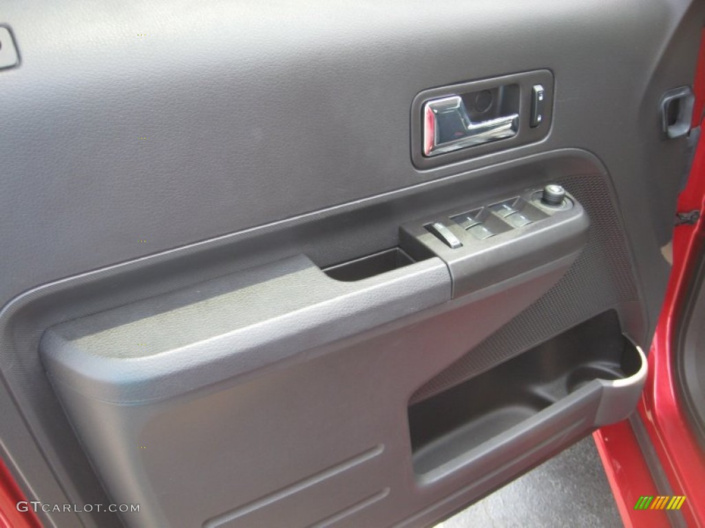 2010 Edge Sport - Red Candy Metallic / Sport Black Leather/Grey Alcantara photo #12