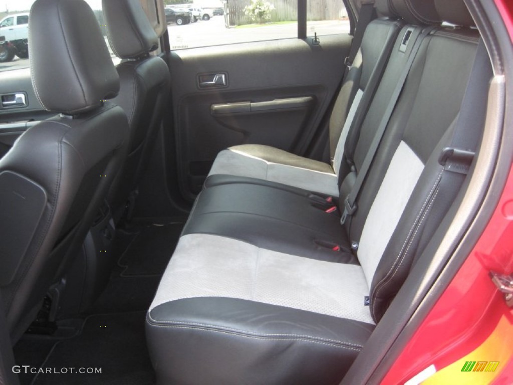 Sport Black Leather/Grey Alcantara Interior 2010 Ford Edge Sport Photo #51383350