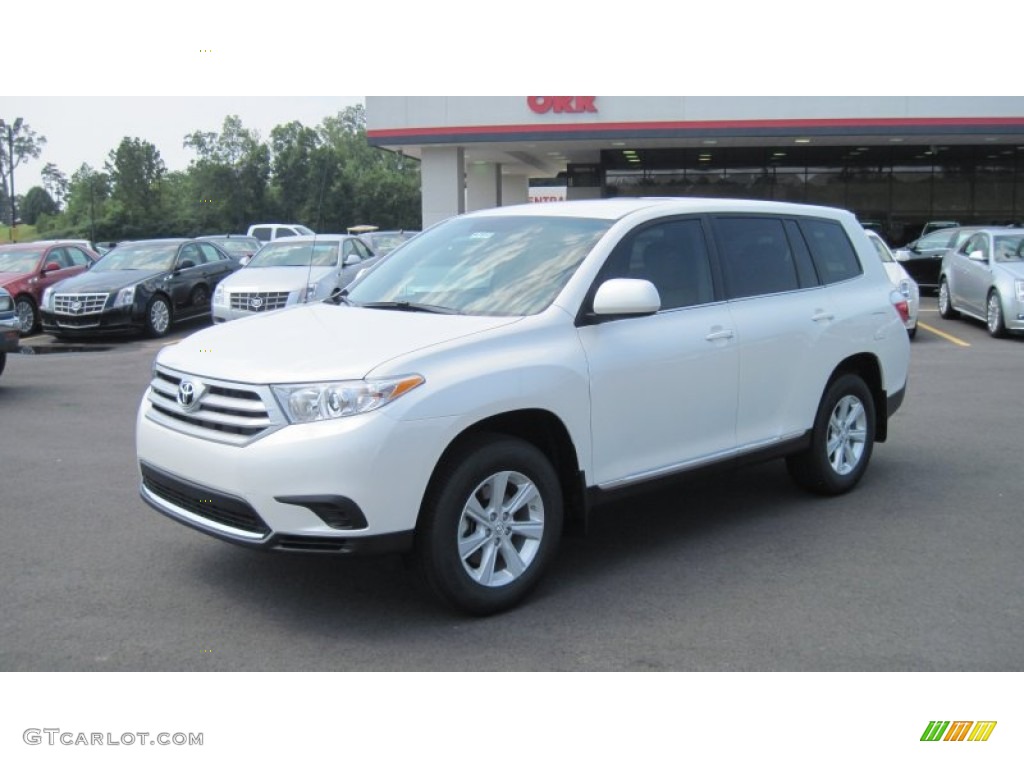 2011 Highlander  - Blizzard White Pearl / Sand Beige photo #1