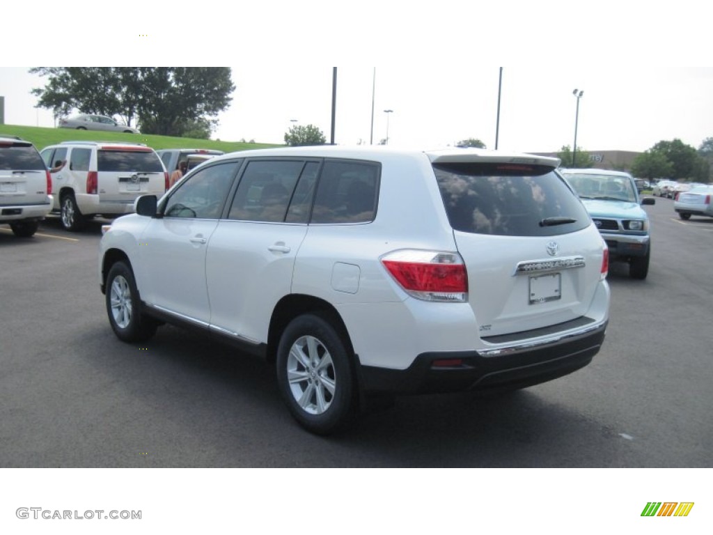 2011 Highlander  - Blizzard White Pearl / Sand Beige photo #3