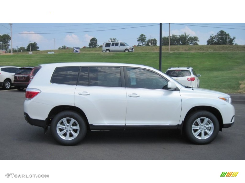 Blizzard White Pearl 2011 Toyota Highlander Standard Highlander Model Exterior Photo #51384526