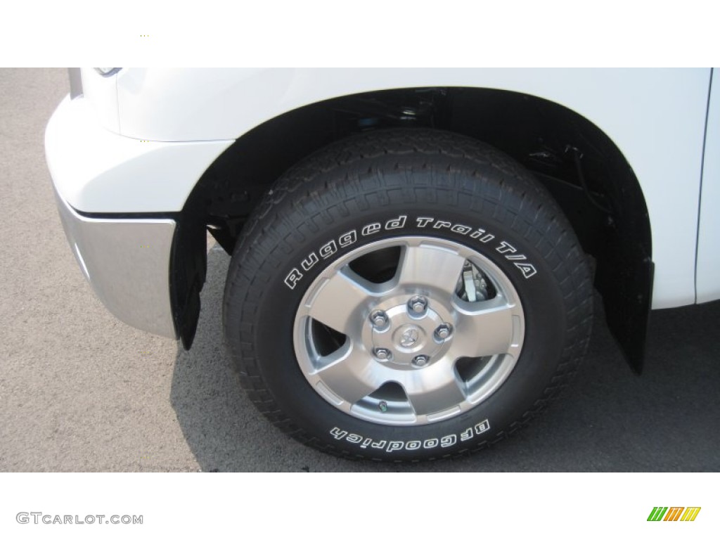 2011 Tundra TRD CrewMax 4x4 - Super White / Sand Beige photo #10