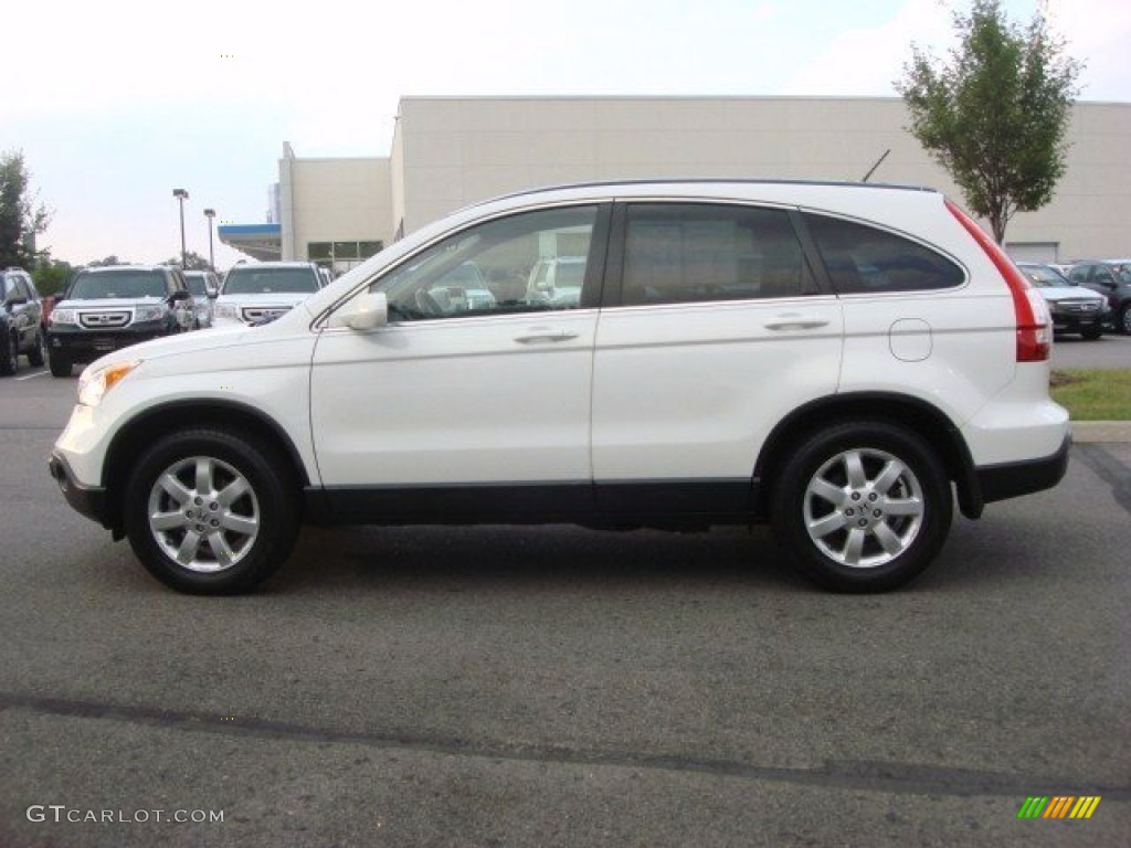 2007 CR-V EX-L - Taffeta White / Gray photo #3