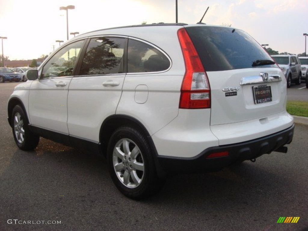 2007 CR-V EX-L - Taffeta White / Gray photo #4