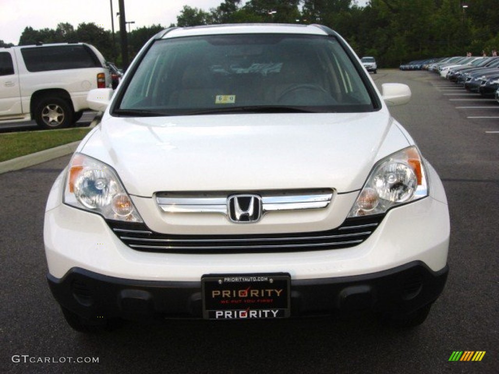 2007 CR-V EX-L - Taffeta White / Gray photo #8