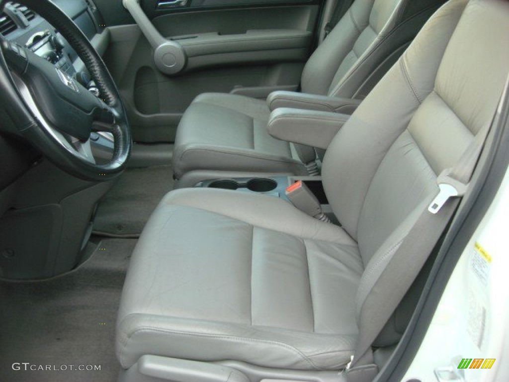 2007 CR-V EX-L - Taffeta White / Gray photo #9
