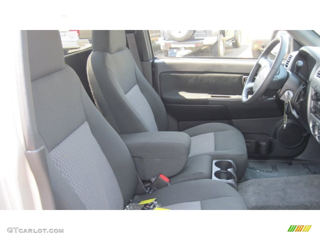 Ebony Interior 2009 Chevrolet Colorado LT Regular Cab Photo #51387029