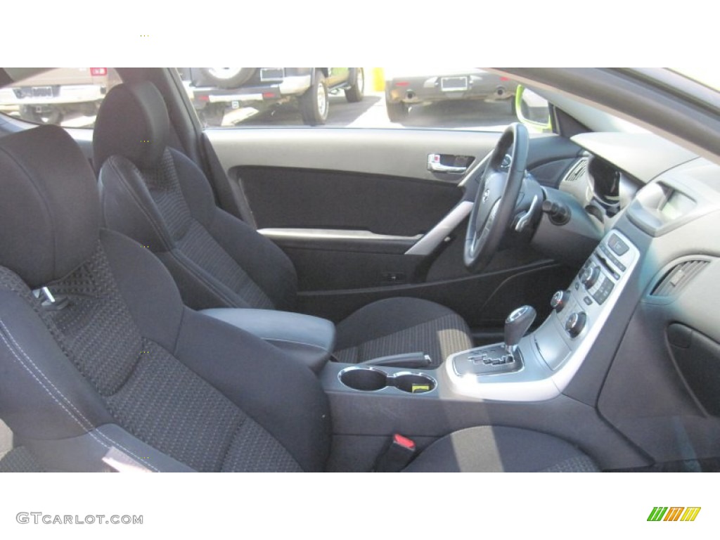 2010 Genesis Coupe 2.0T - Lime Rock Green / Black photo #18