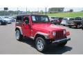 2006 Flame Red Jeep Wrangler X 4x4  photo #7