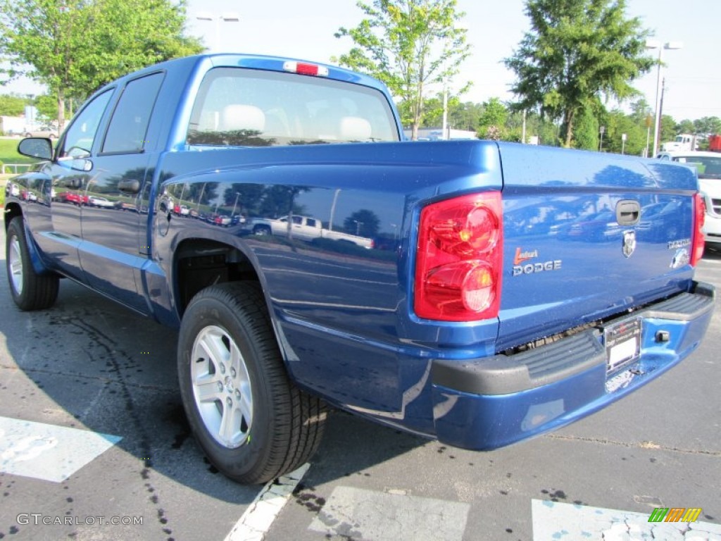 2011 Dakota Big Horn Crew Cab - Deep Water Blue Metallic / Dark Slate Gray/Medium Slate Gray photo #2