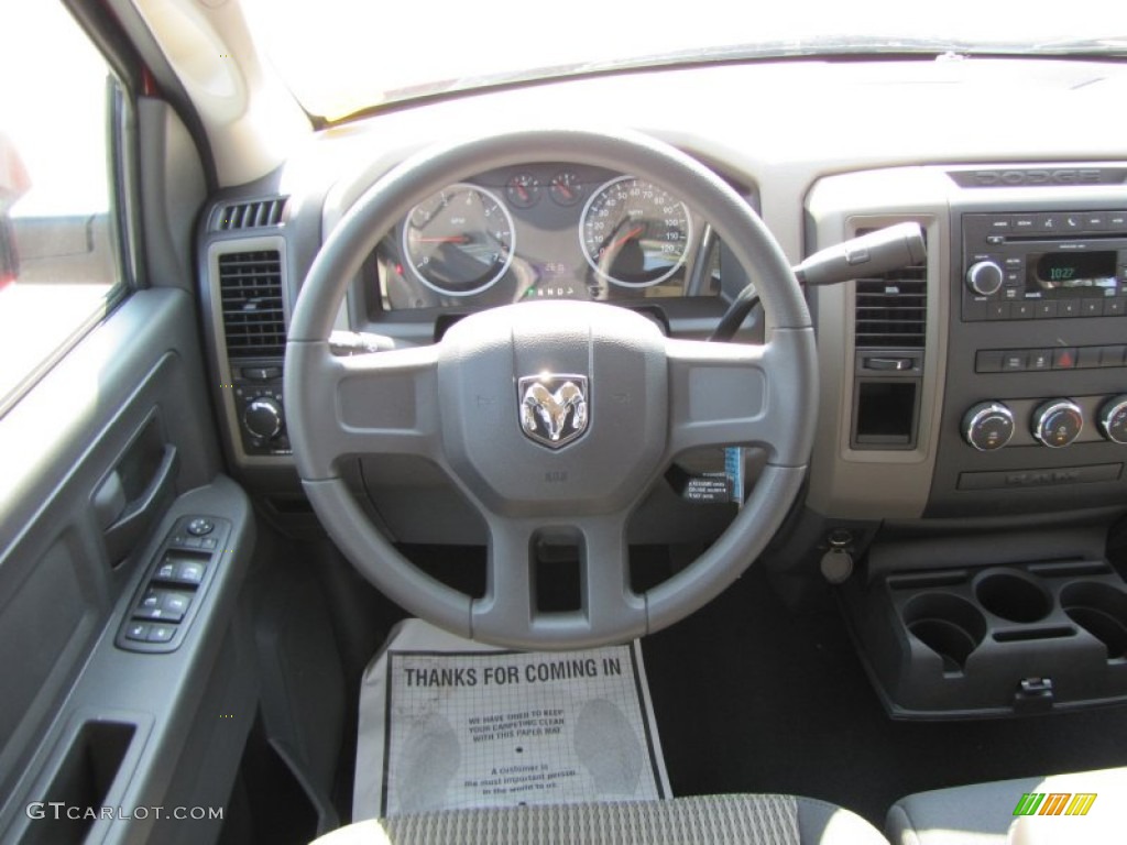 2011 Ram 1500 ST Quad Cab - Flame Red / Dark Slate Gray/Medium Graystone photo #10